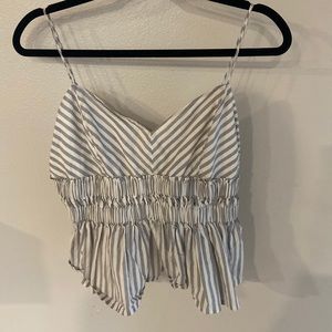 Express Striped Crop Top ✨ EUC